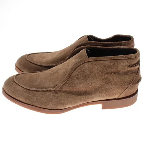 Di Bianco NWB Fidenza Suede Chukka Half Boots Size 42.5 (US 9.5) Farro Brown
